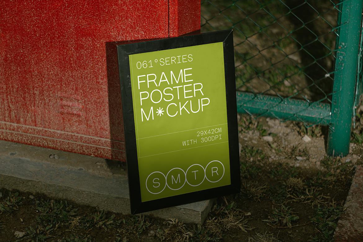 4 Realistic Scene High Quality Frame Poster Mockup - VOL 2