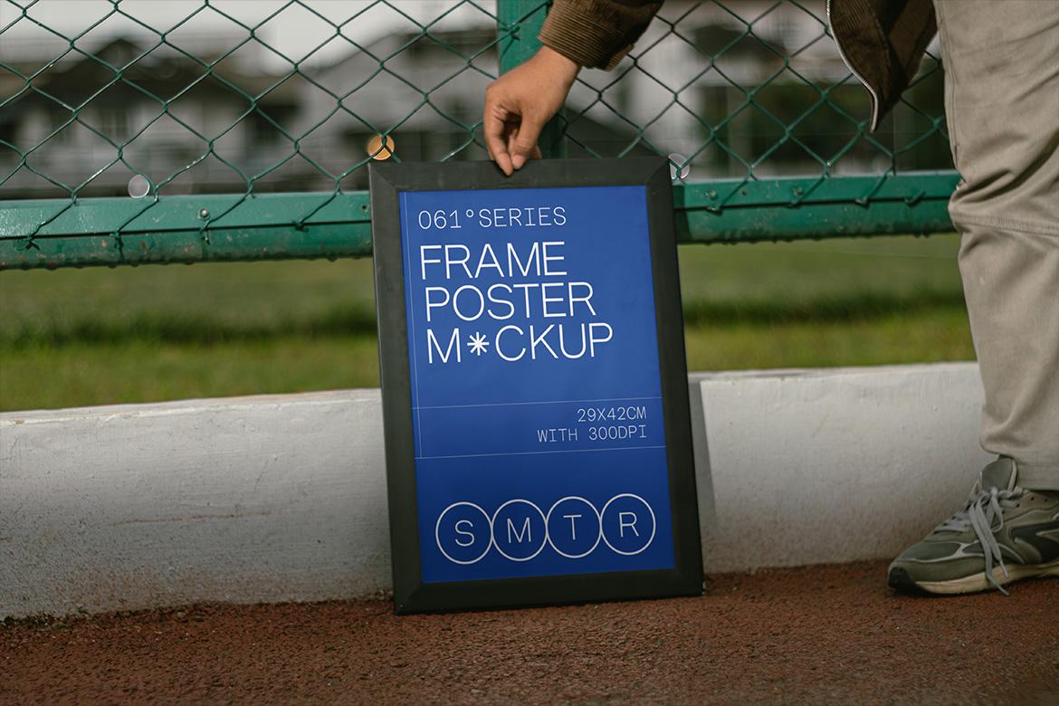 4 Realistic Scene High Quality Frame Poster Mockup - VOL 2