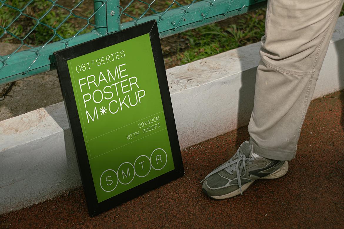 4 Realistic Scene High Quality Frame Poster Mockup - VOL 2