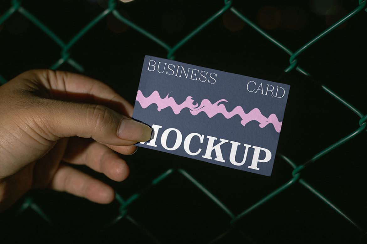 2 Realistic Scene High Quality Business Card Mockup - VOL 1