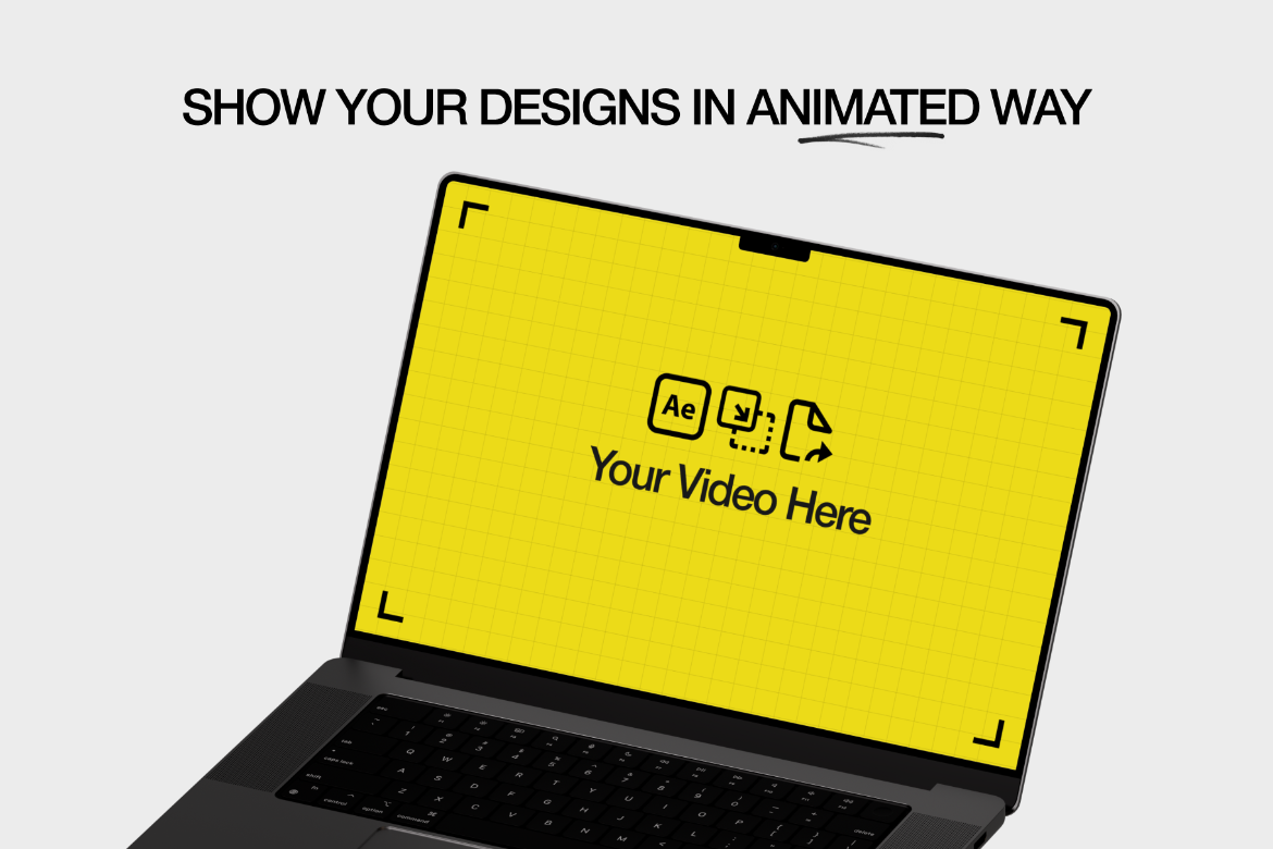 MacBook Pro Animated Loop Mockup