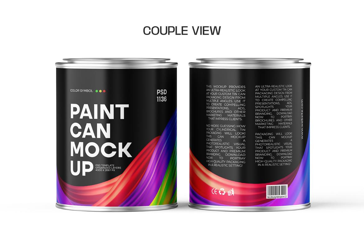 Paint Can Mockup