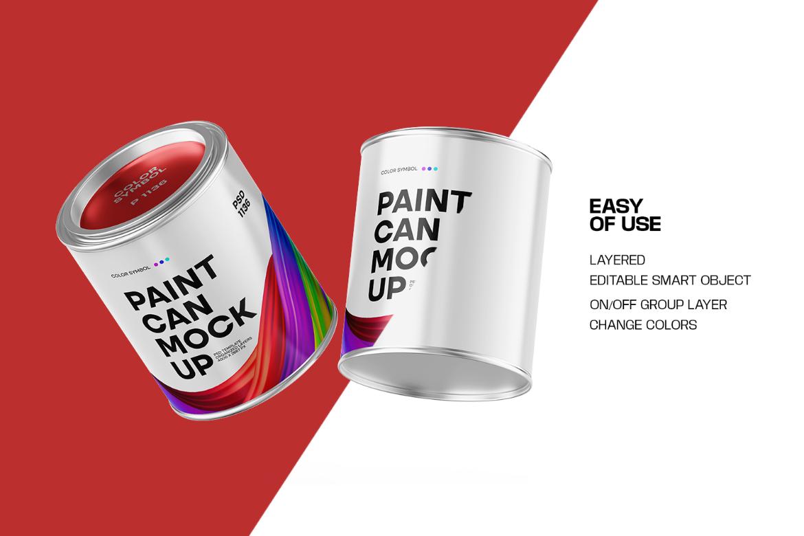 Paint Can Mockup