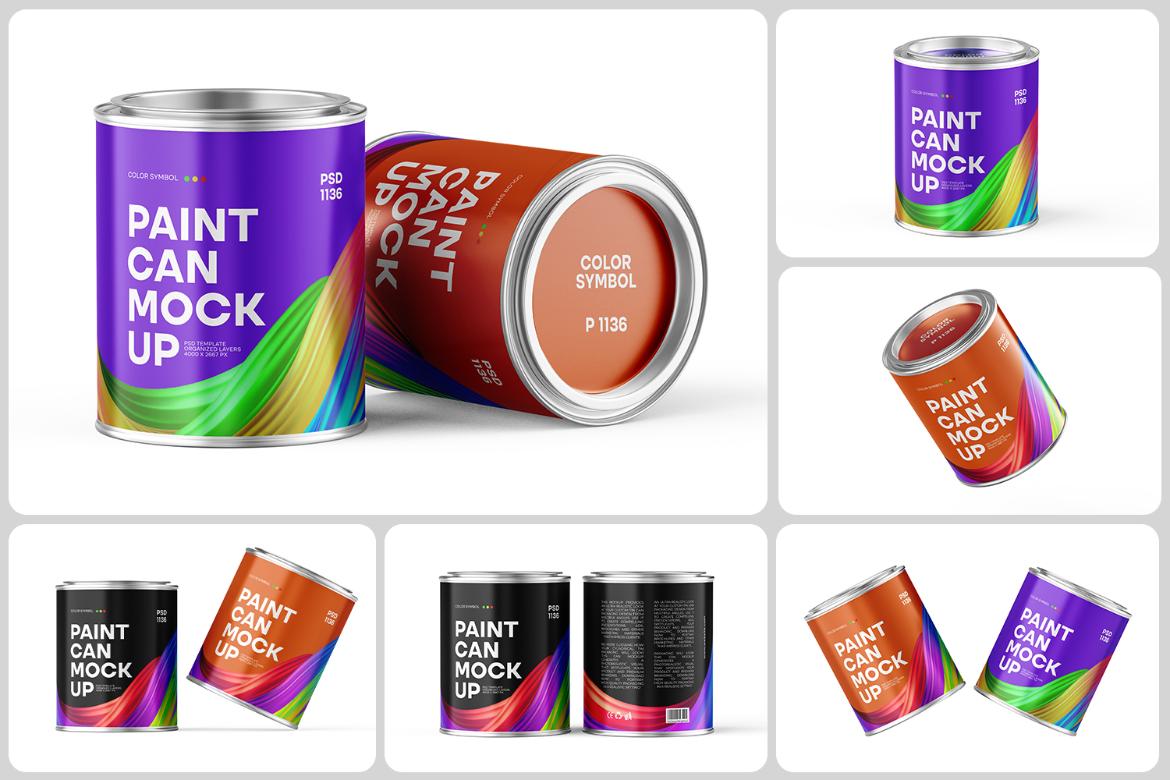 Paint Can Mockup