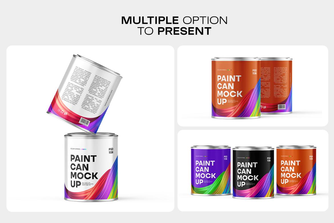 Paint Can Mockup