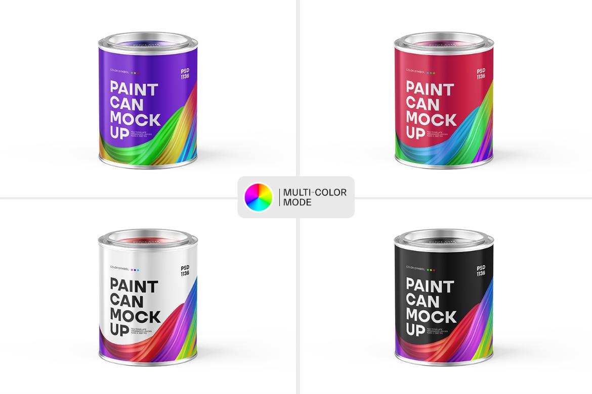 Paint Can Mockup