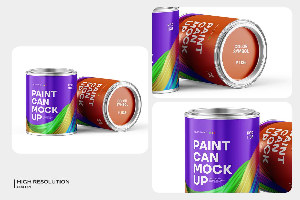 Paint Can Mockup
