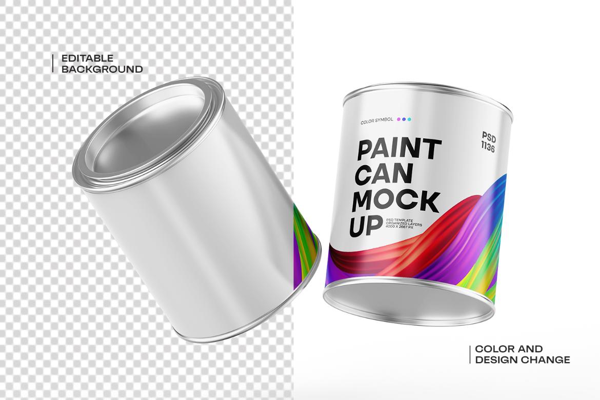 Paint Can Mockup