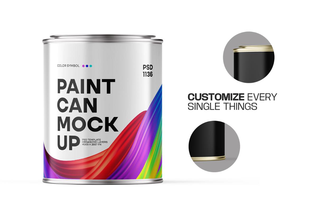 Paint Can Mockup