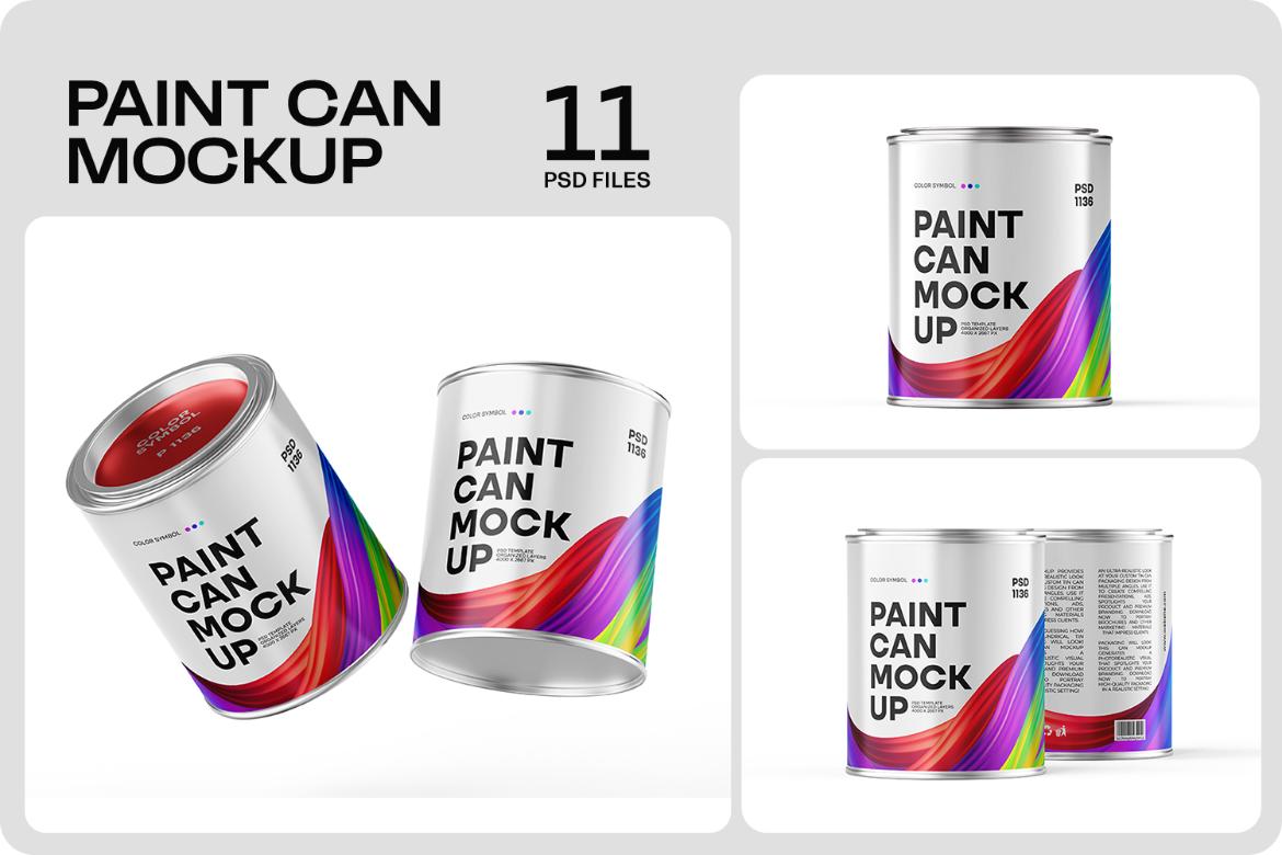 Paint Can Mockup