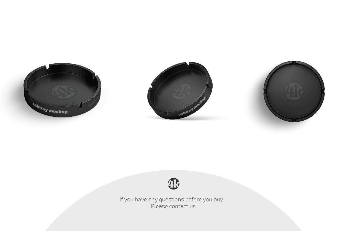 Ashtray Mockup Set