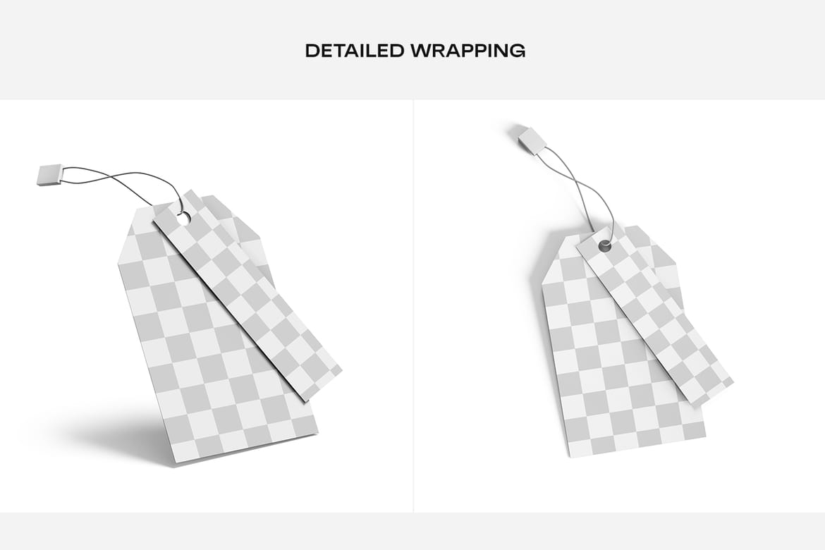 Clothing Hang Tag Mockup