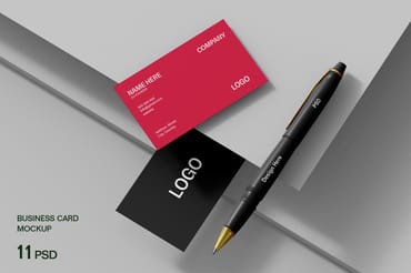 Minimal Business Card Mockup 