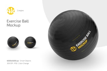 Exercise Ball Mockup Set