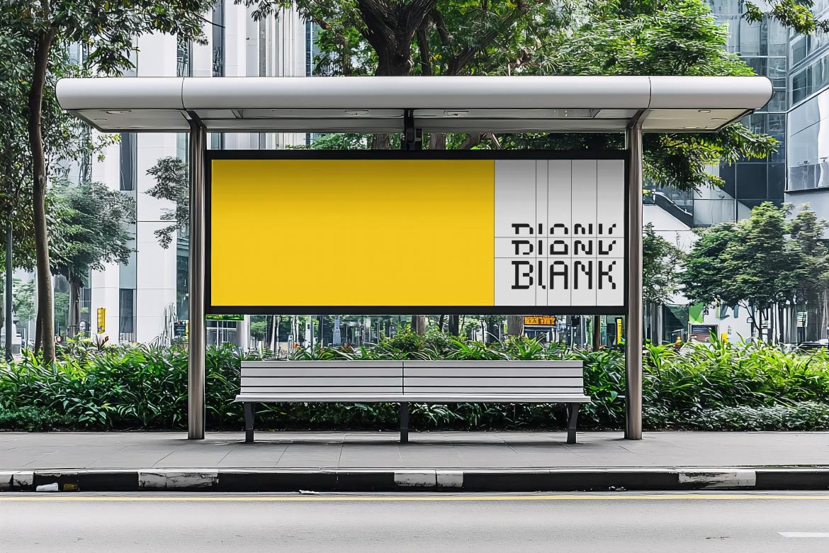 Large Outdoor Display Mockup