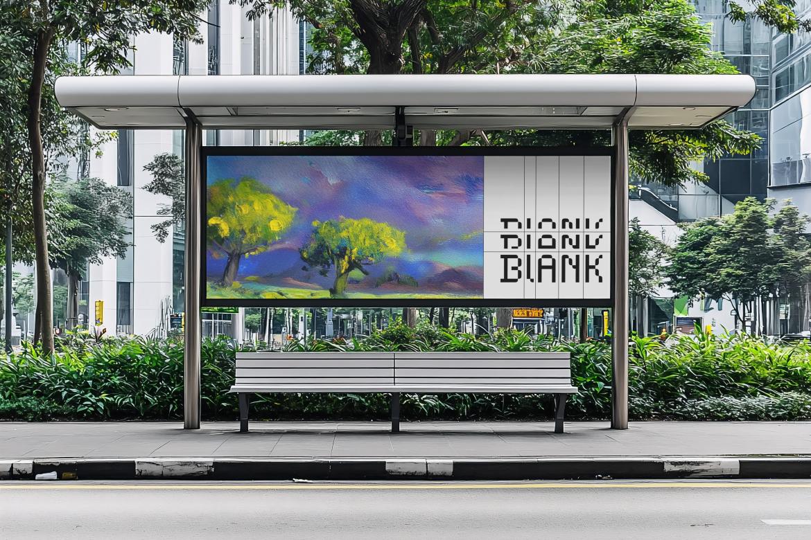 Large Outdoor Display Mockup