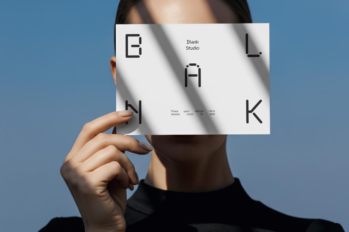 Luminous Anonymity Postcard Mockup