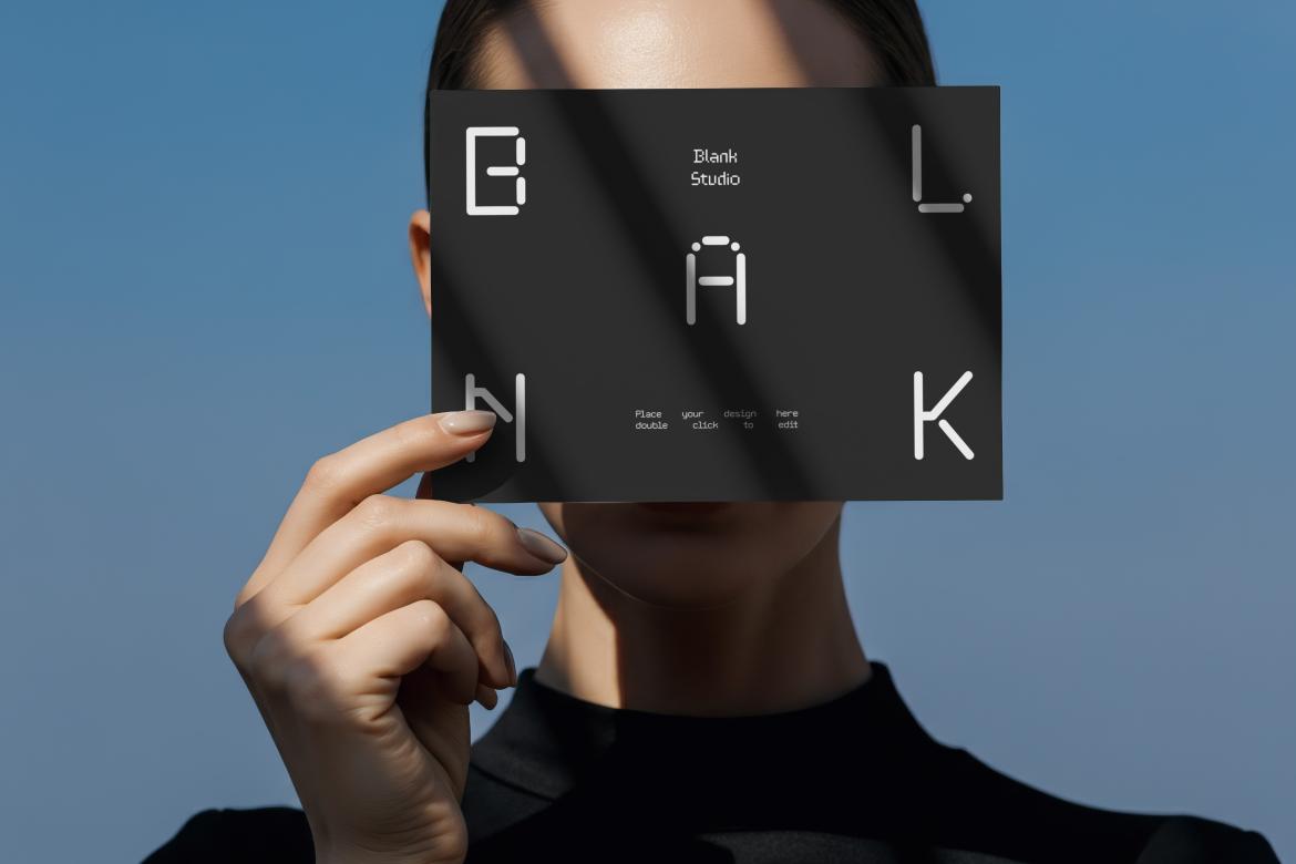Luminous Anonymity Postcard Mockup