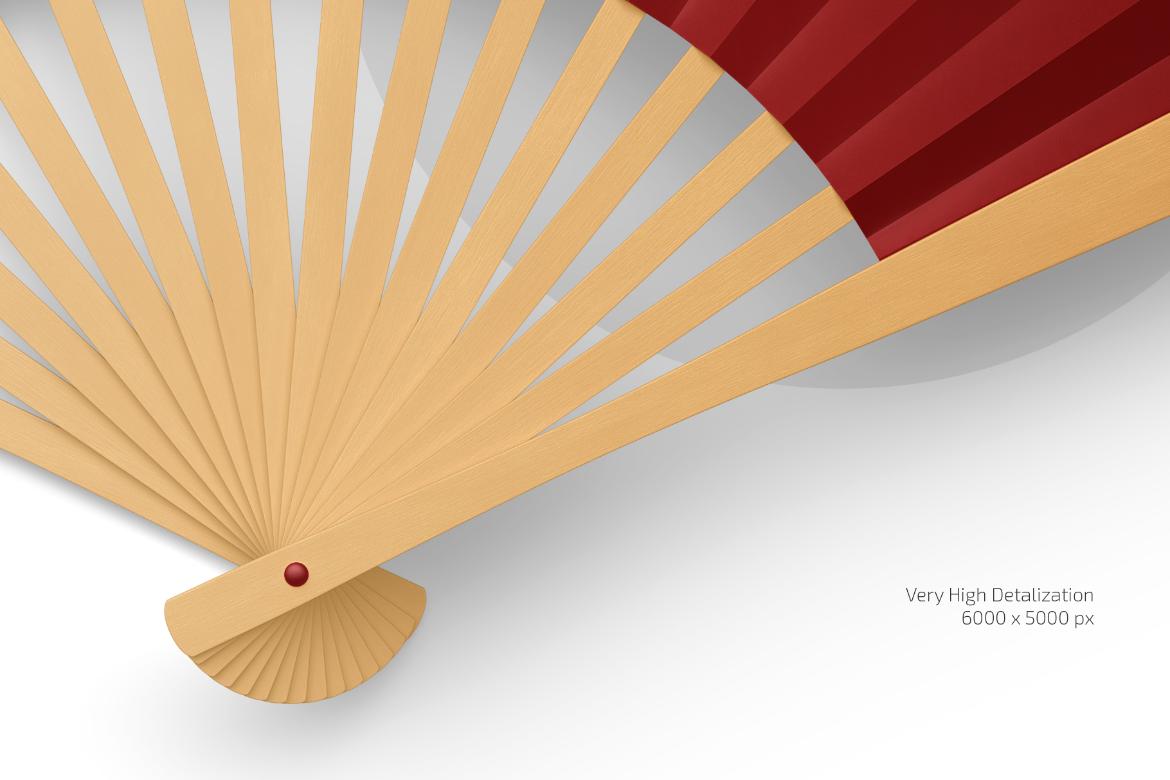 Hand Fan Mockup Set