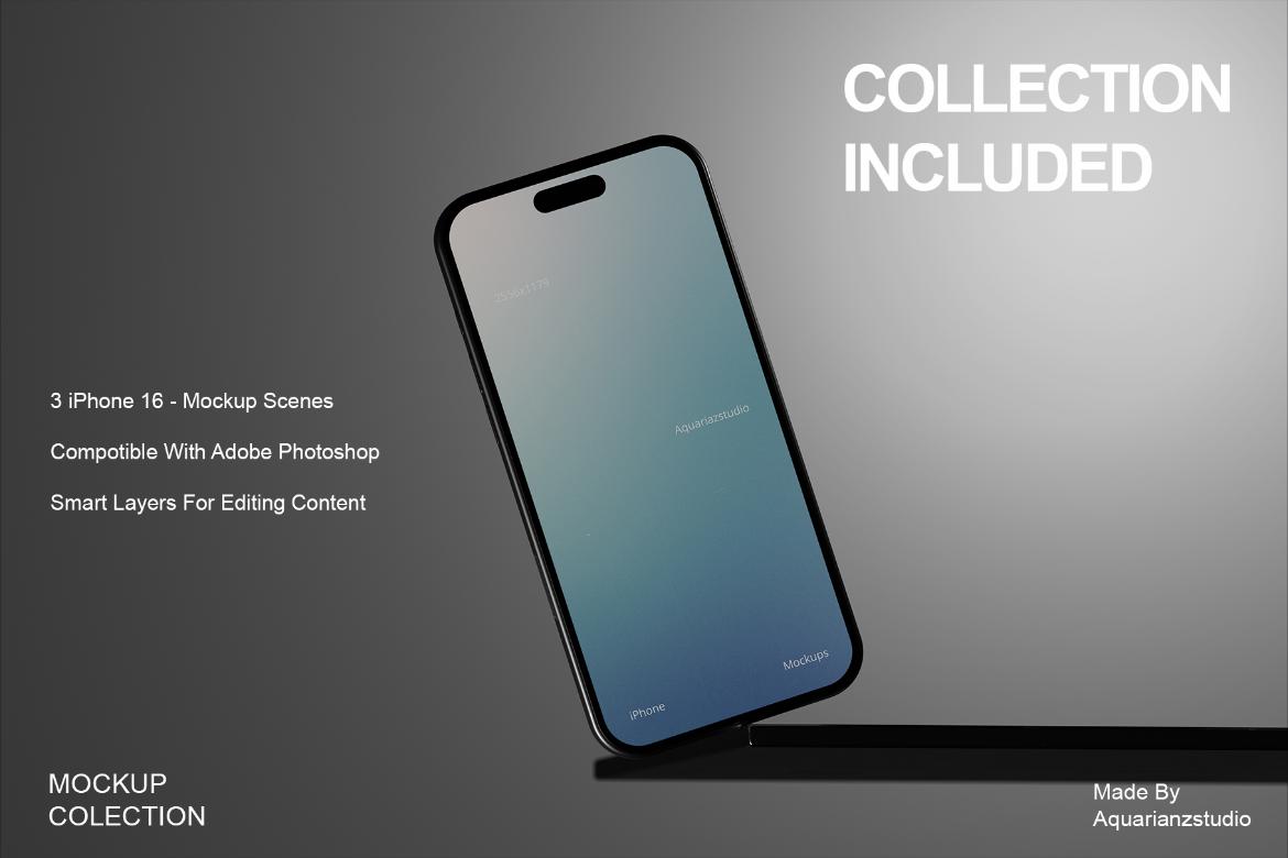 iPhone 16 Mockup | Aplle Device