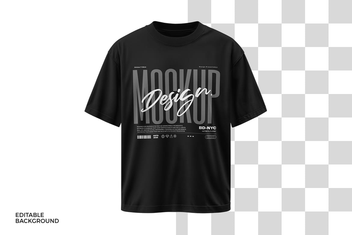 Short Sleeve T-Shirt Mockup