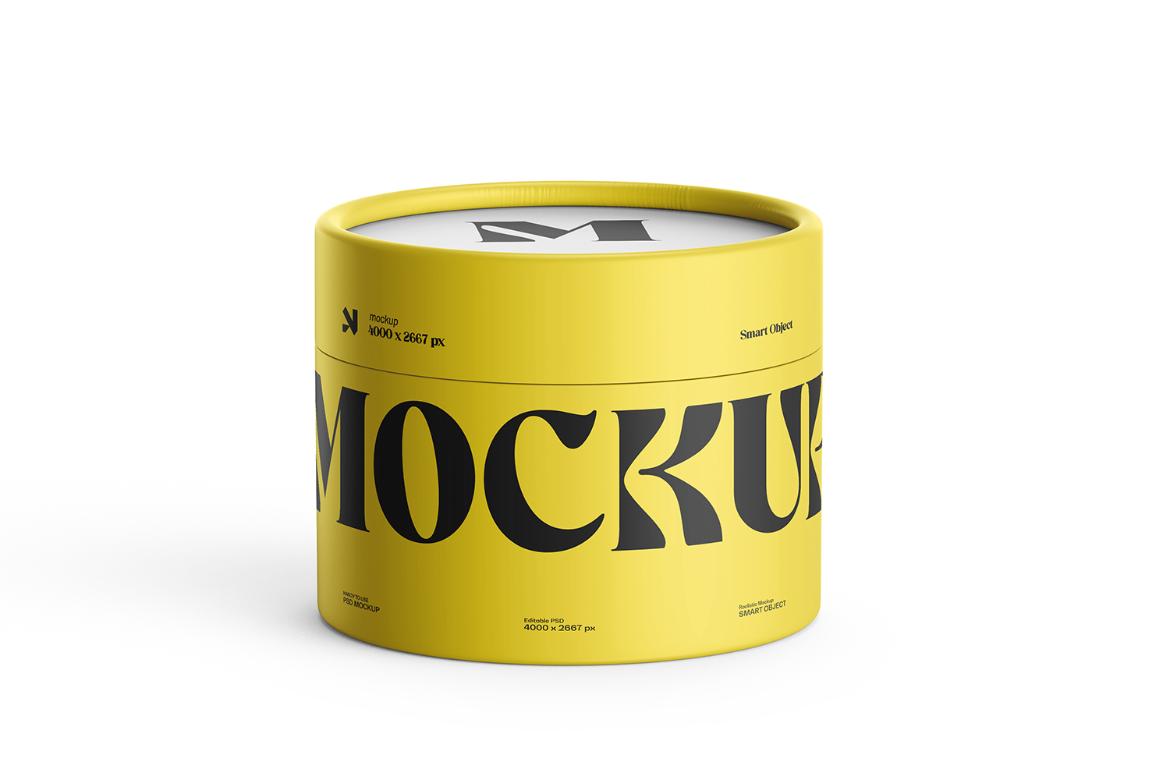 Cylindrical Paper Tube Mockup