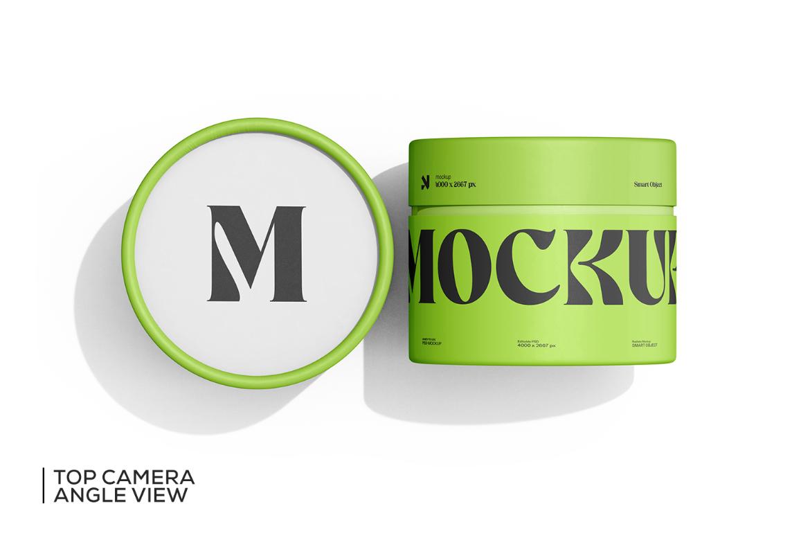Cylindrical Paper Tube Mockup