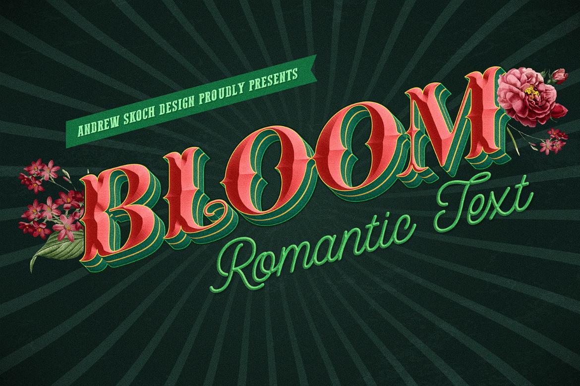 Retro Lettering Text Effect