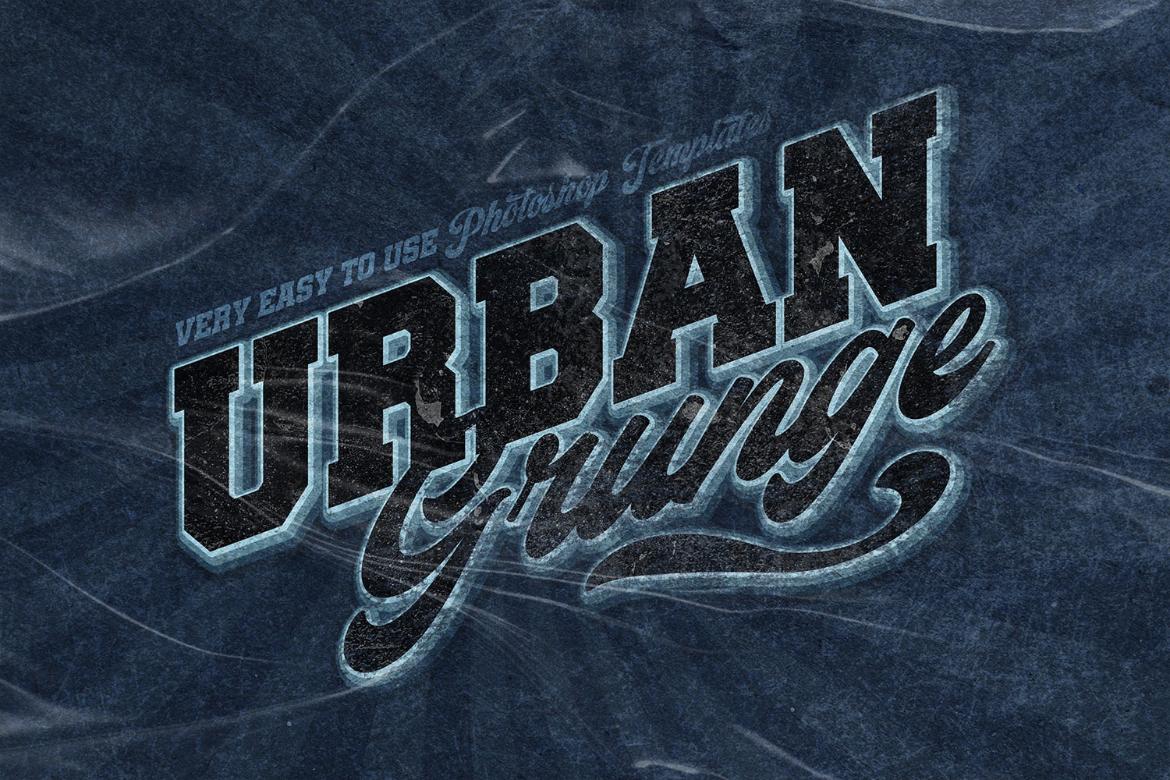 Retro Grunge Text Effects