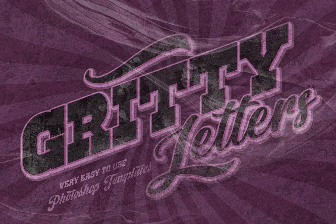 Retro Grunge Text Effects