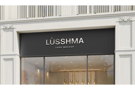 Sign & Storefront mockup