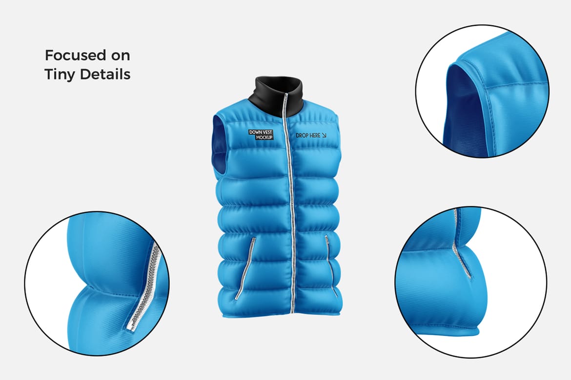 Down Vest Mockup Set