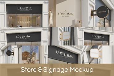 Sign & Storefront mockup