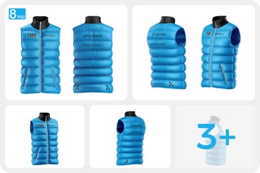 Down Vest Mockup Set