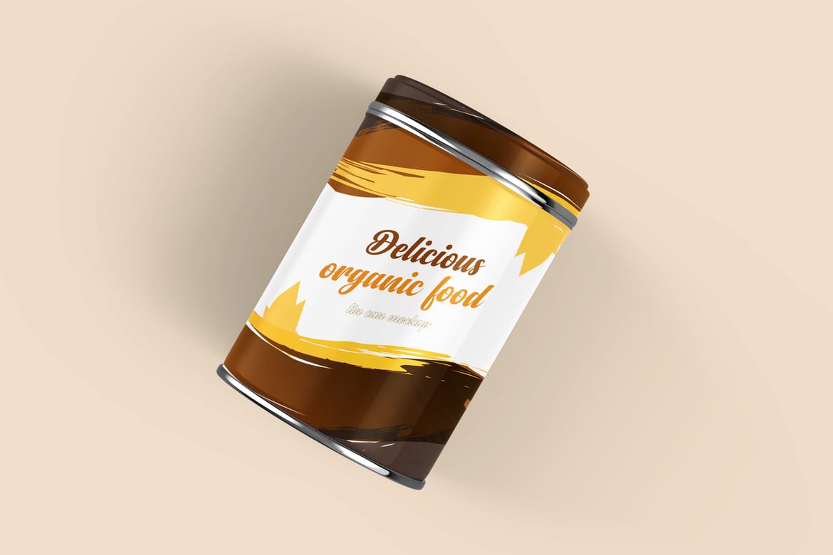 Aluminium Tin Can Mockup