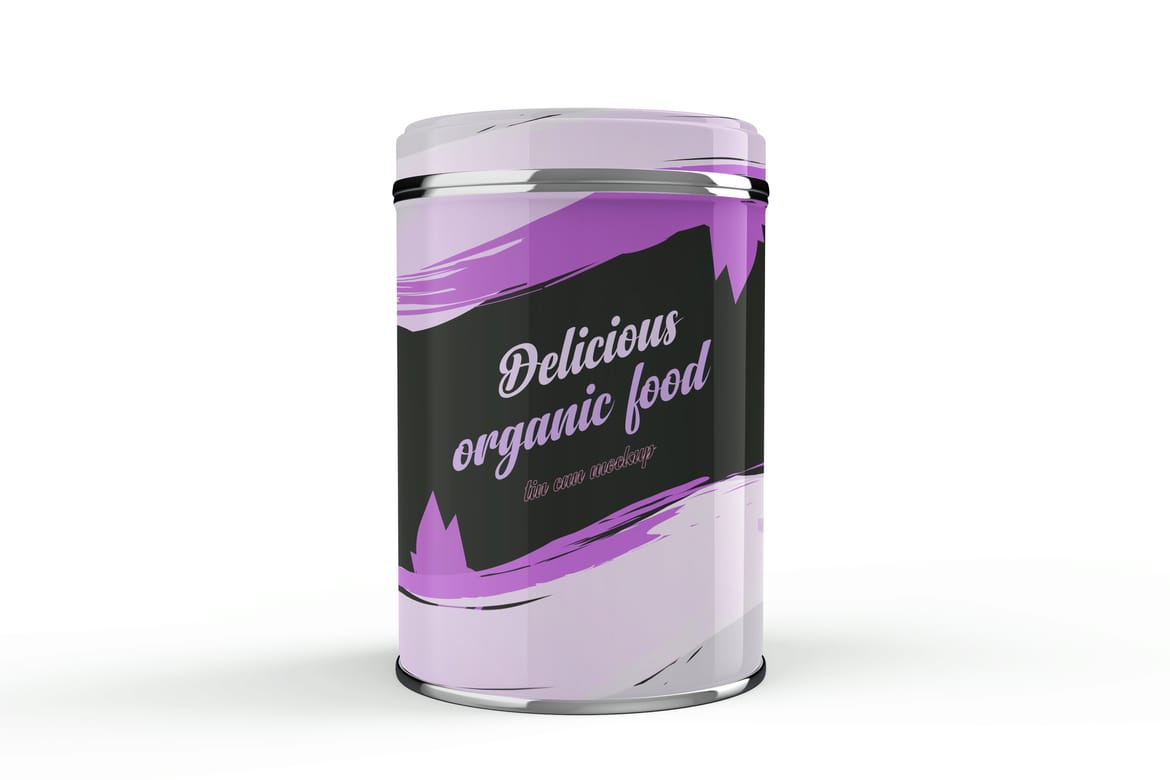 Aluminium Tin Can Mockup