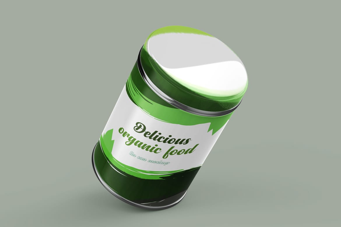 Aluminium Tin Can Mockup