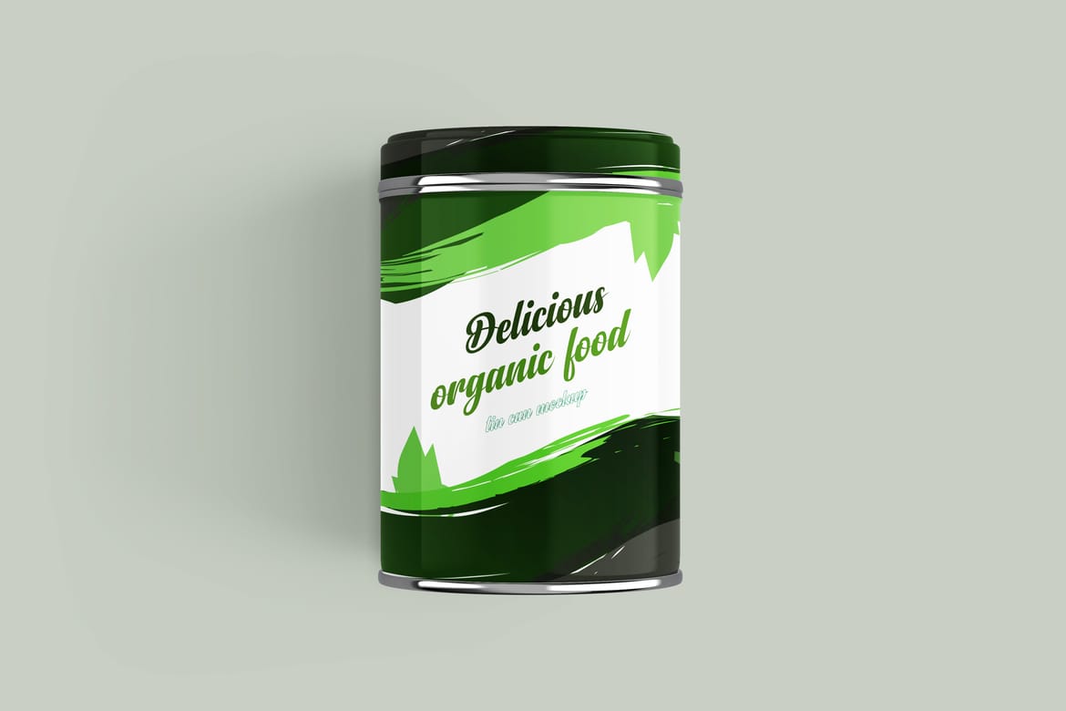 Aluminium Tin Can Mockup