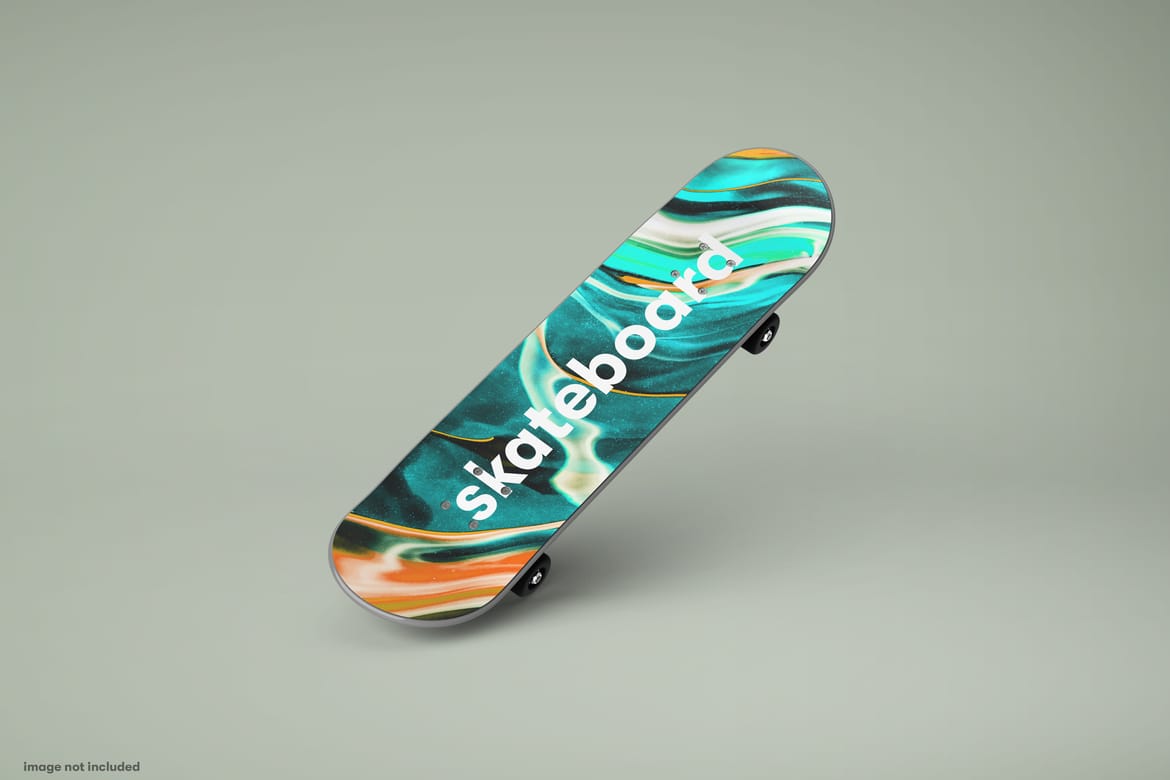 Realistic Skateboard Mockup
