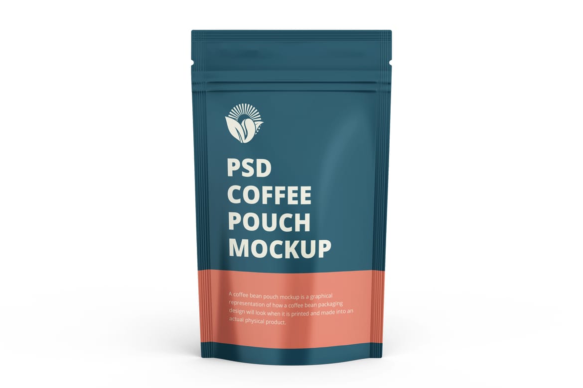 Coffee Pouch Packaging Mockup