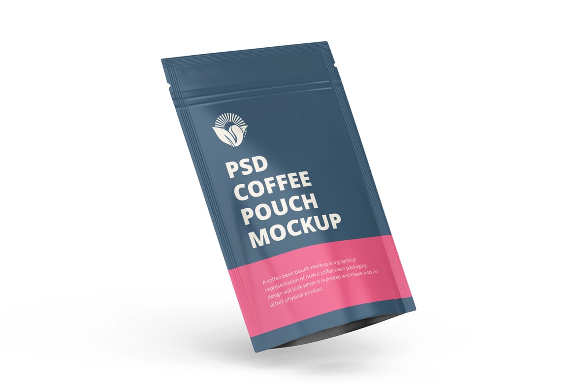 Coffee Pouch Packaging Mockup