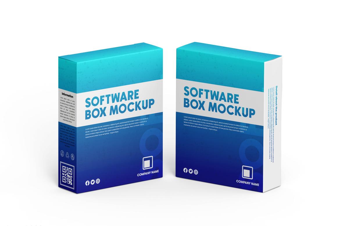 Software Box Mockup