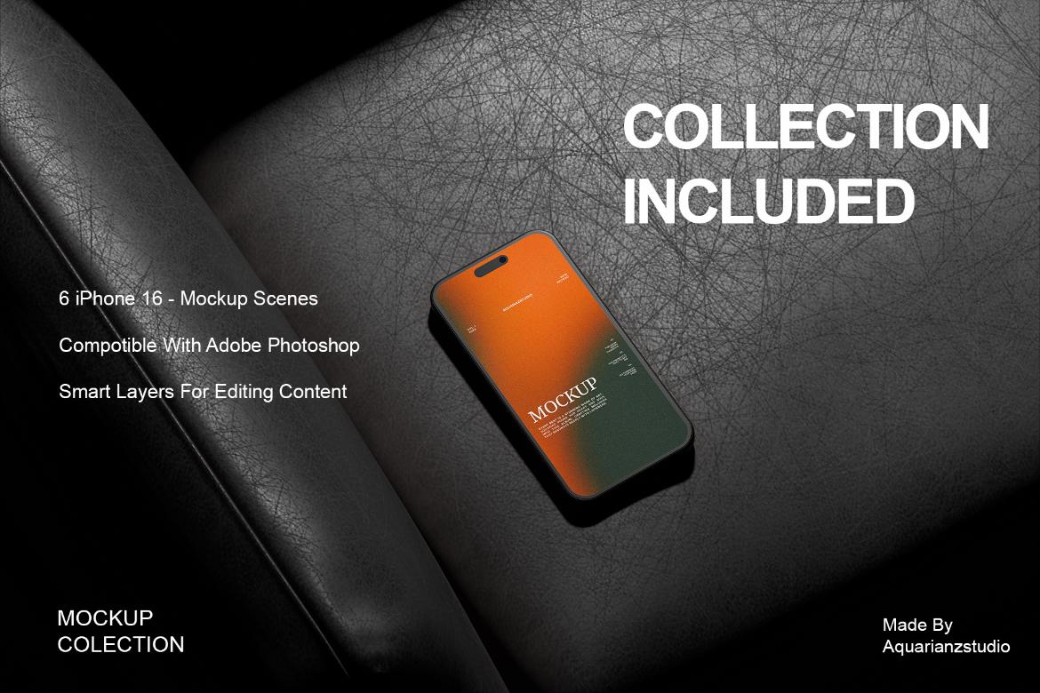 iPhone 16 Mockup | Apple Device