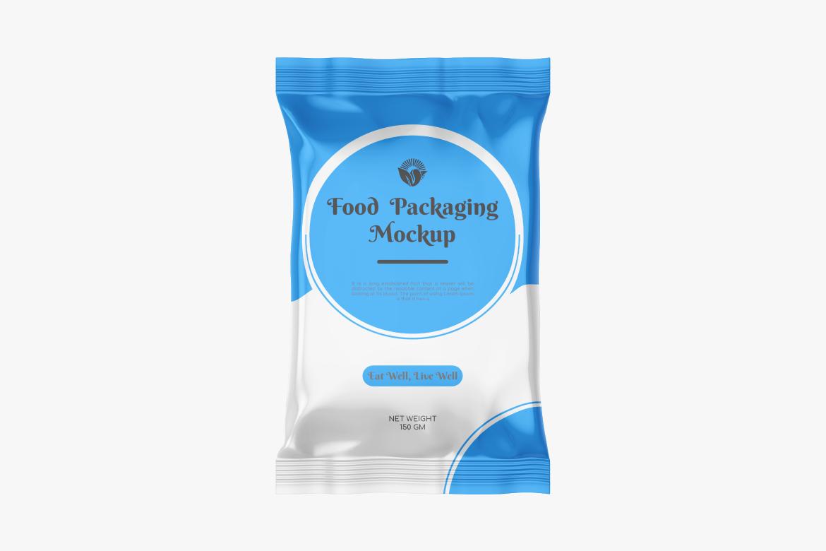 Glossy Snack Package Mockup
