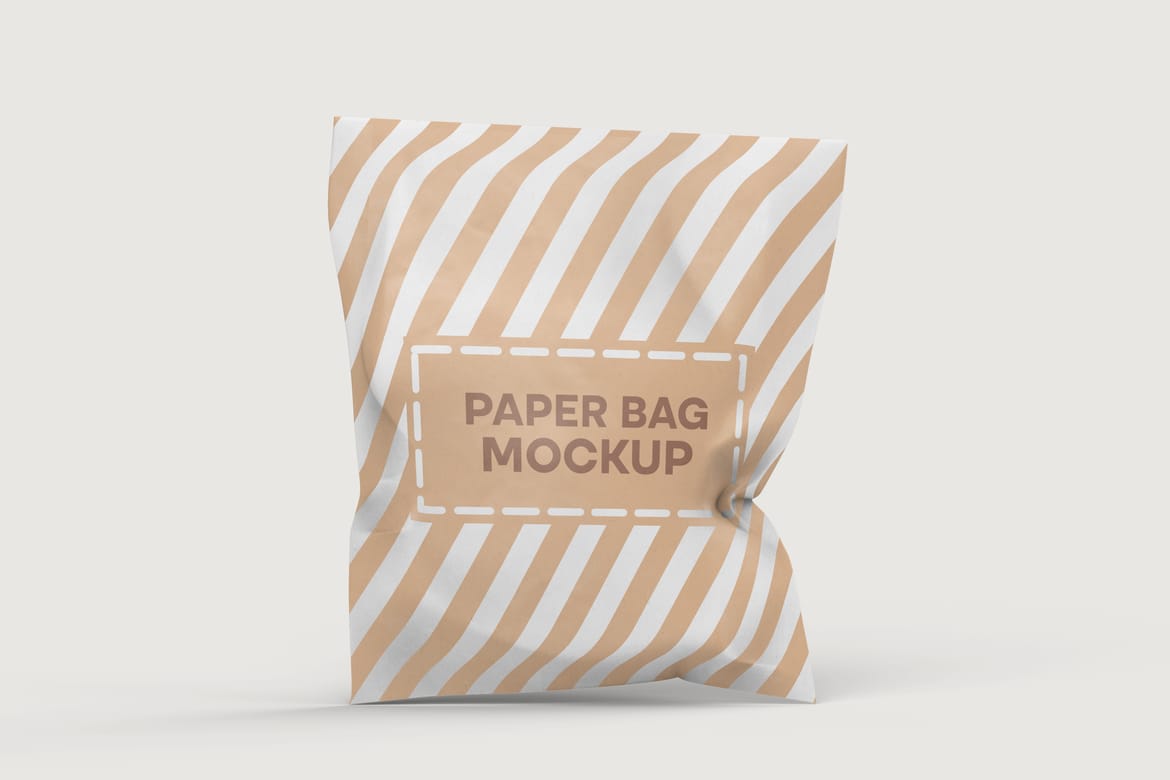 Craft Paper Bags Treat Candy Bag Mockup