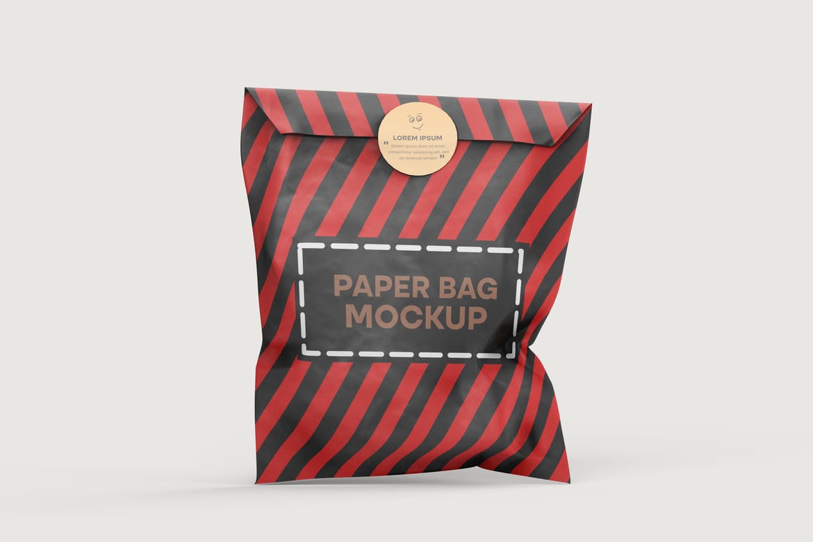 Craft Paper Bags Treat Candy Bag Mockup