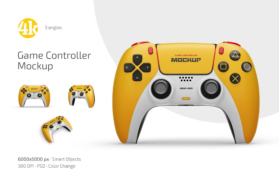 Game Controller Mockup Set