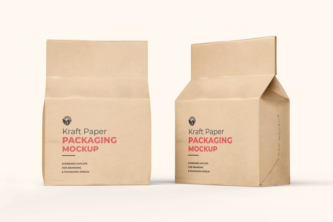 Karft Paper Packaging Mockup