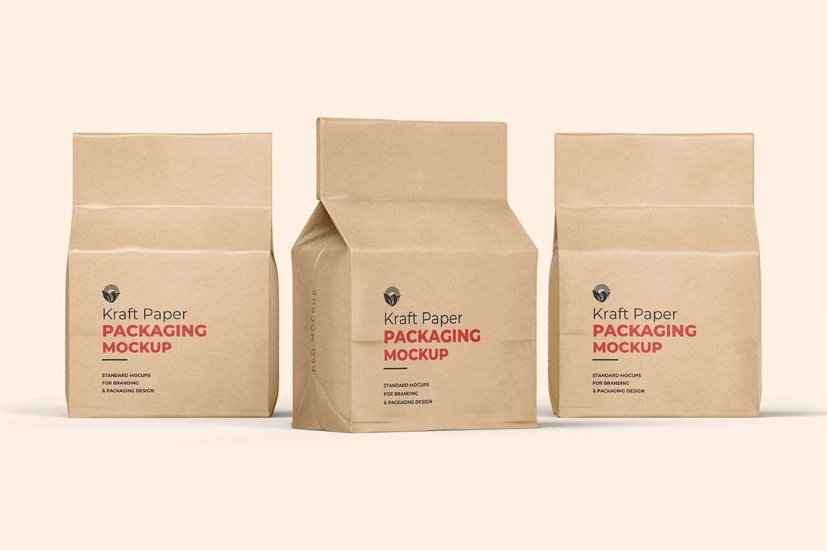 Karft Paper Packaging Mockup