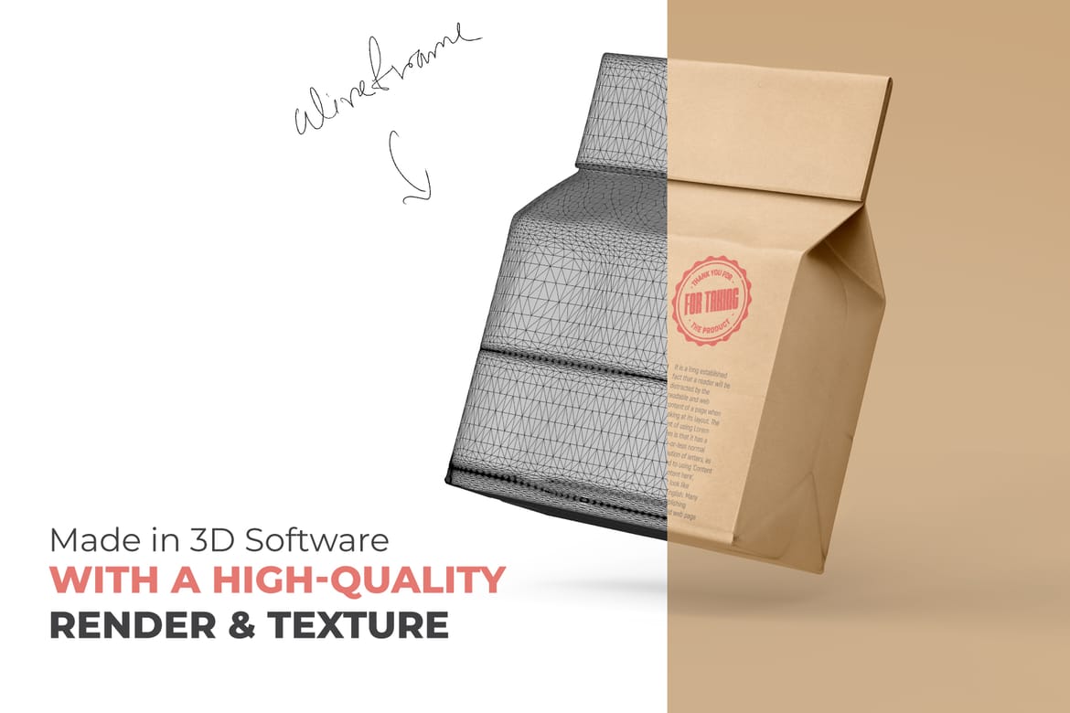 Karft Paper Packaging Mockup